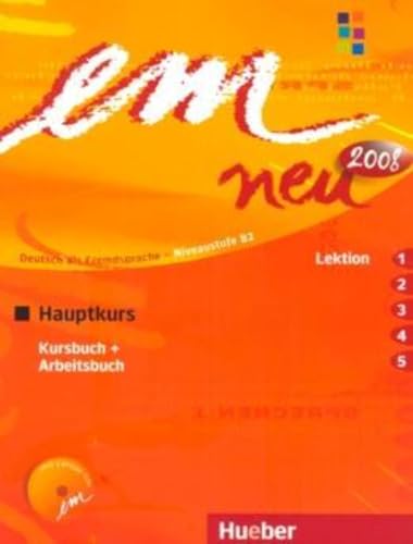 em neu 2008 Hauptkurs: Deutsch als Fremdsprache / Kursbuch + Arbeitsbuch, Lektion 1–5 mit Arbeitsbuch-Audio-CD